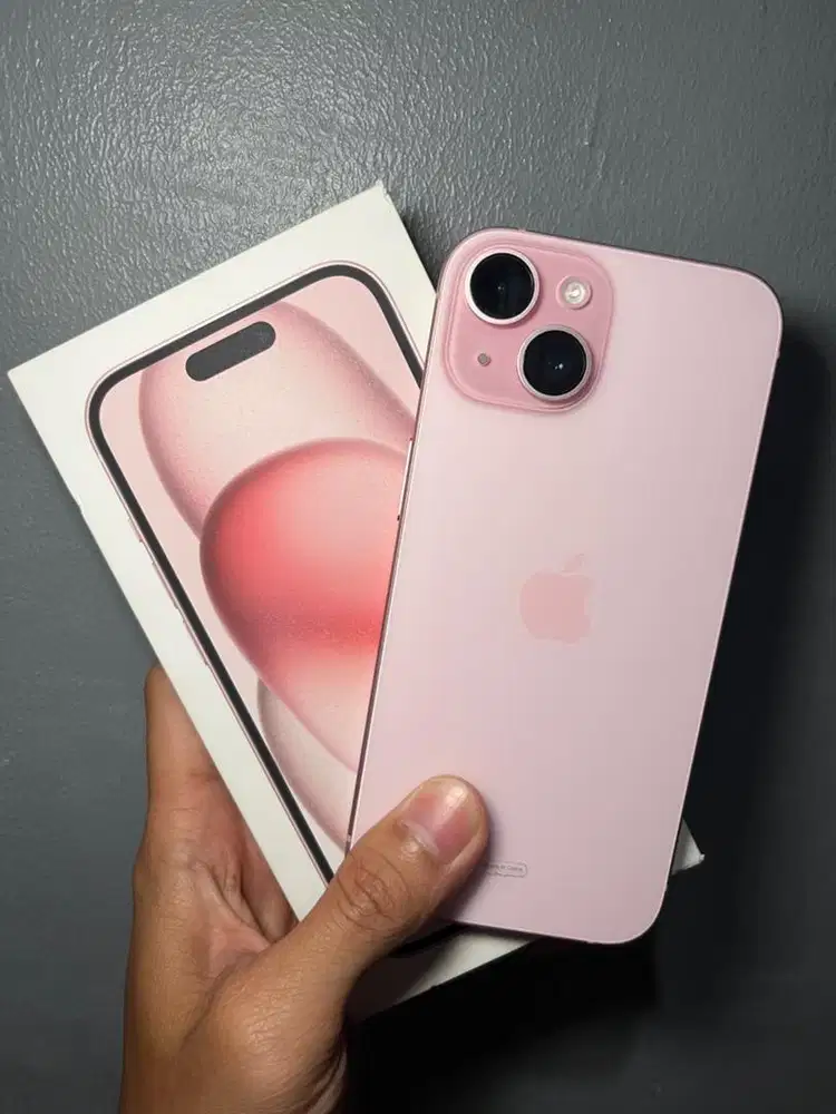 iphone 15 128gb warna pink resmi ibox