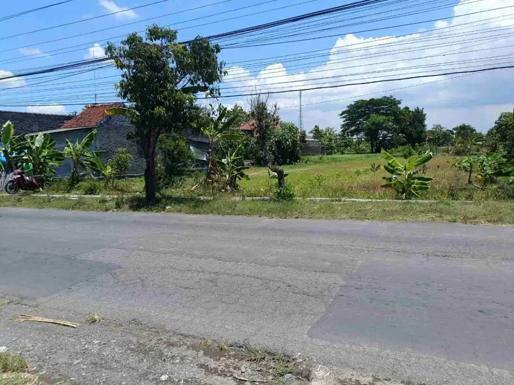 dijual murah tanah pekarangan dekat kidsfun jln.wonosari sleman yogya