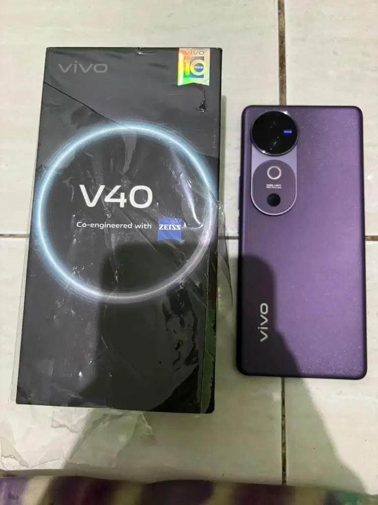 [MULUS & FULLSET] vivo V40 5G (ZEISS) 12/256GB - Terawat, No Minus,
