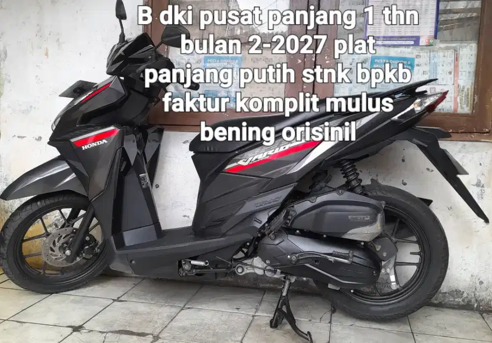 Honda vario 125 LED 2018 cbs iss idiling stop cw asli abu2 B dki pusat