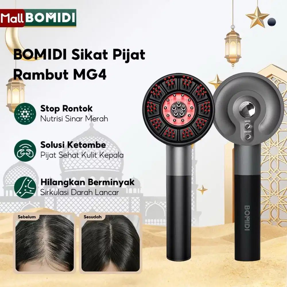 Sikat pijat infrared Rambut