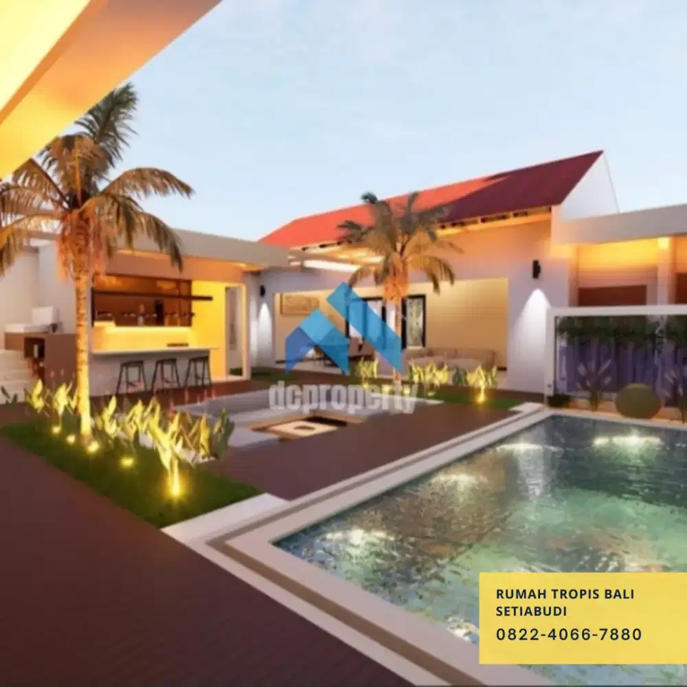 Rumah tropis bali dekat Unpas , enhaii UPI Setiabudi bandung