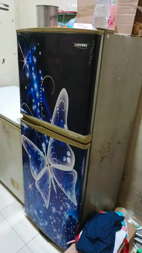 jual kulkas 2 pintu samsung normal beku dan dingin
