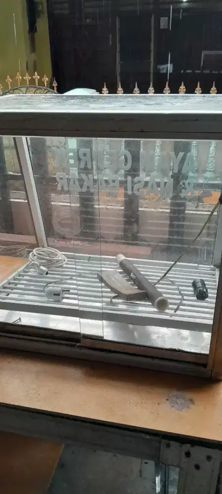 Jual etalase fried chicken