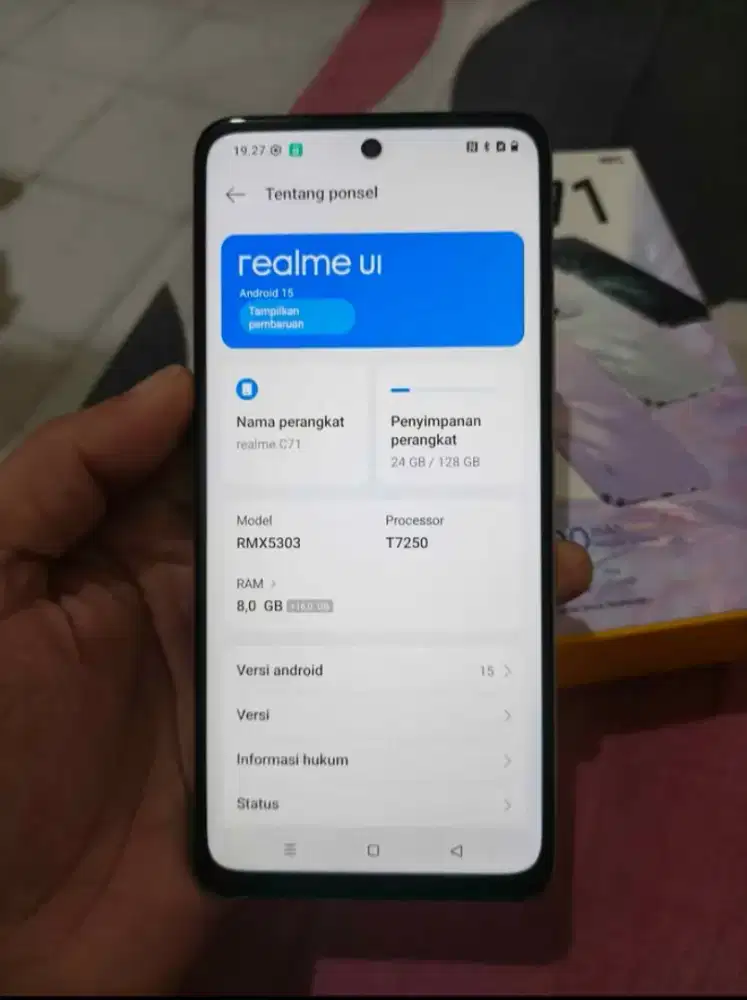 Realme C71 ram 8 128 gb