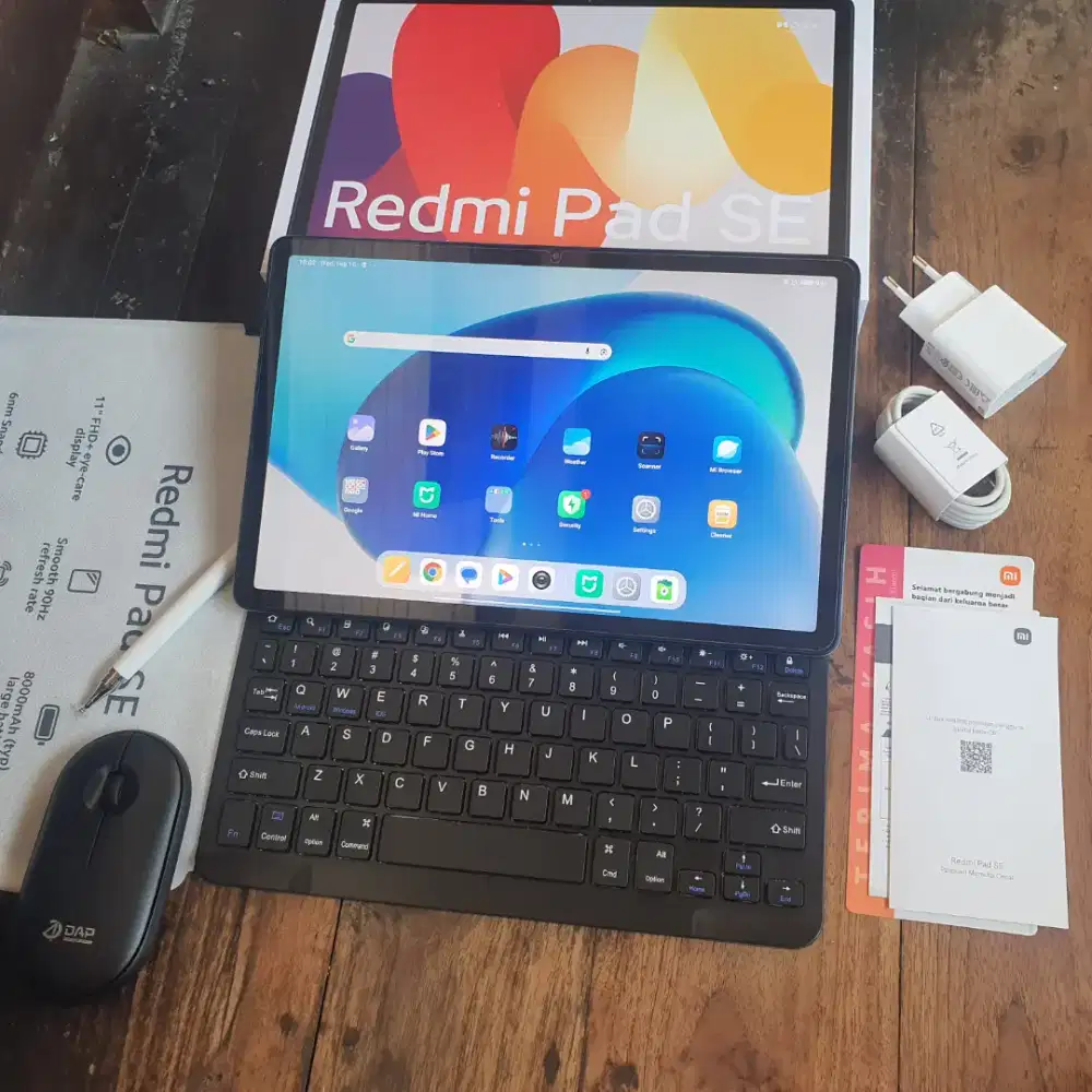 Xiaomi Redmi Pad SE + Keyboard-Stylus-Mouse Garansi Resmi
