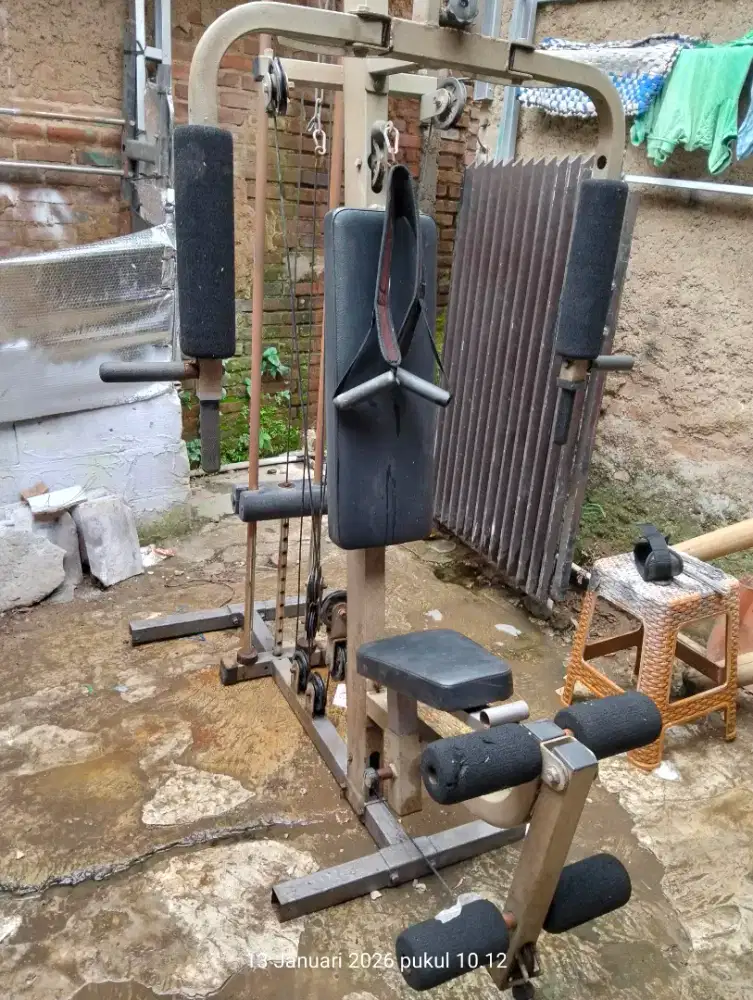 Home gym 1 sisi alat olahraga fitnes