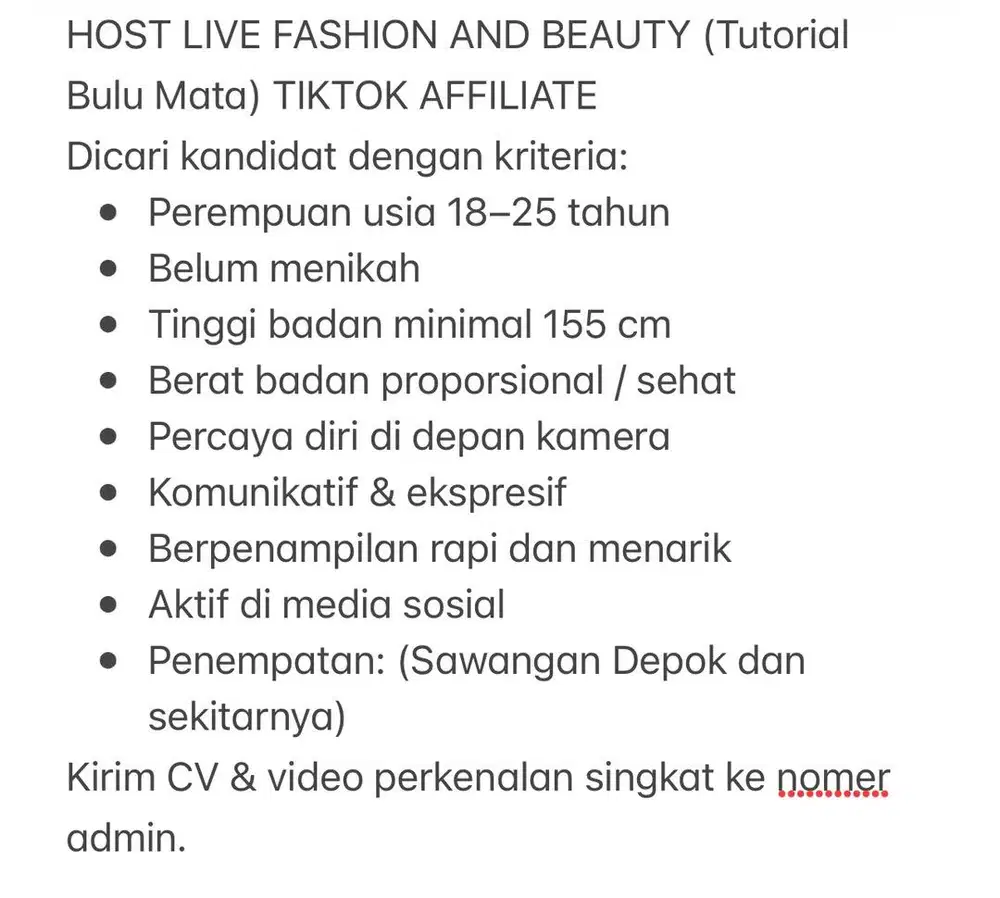 Afiliator Tiktok Fashion N Beauty