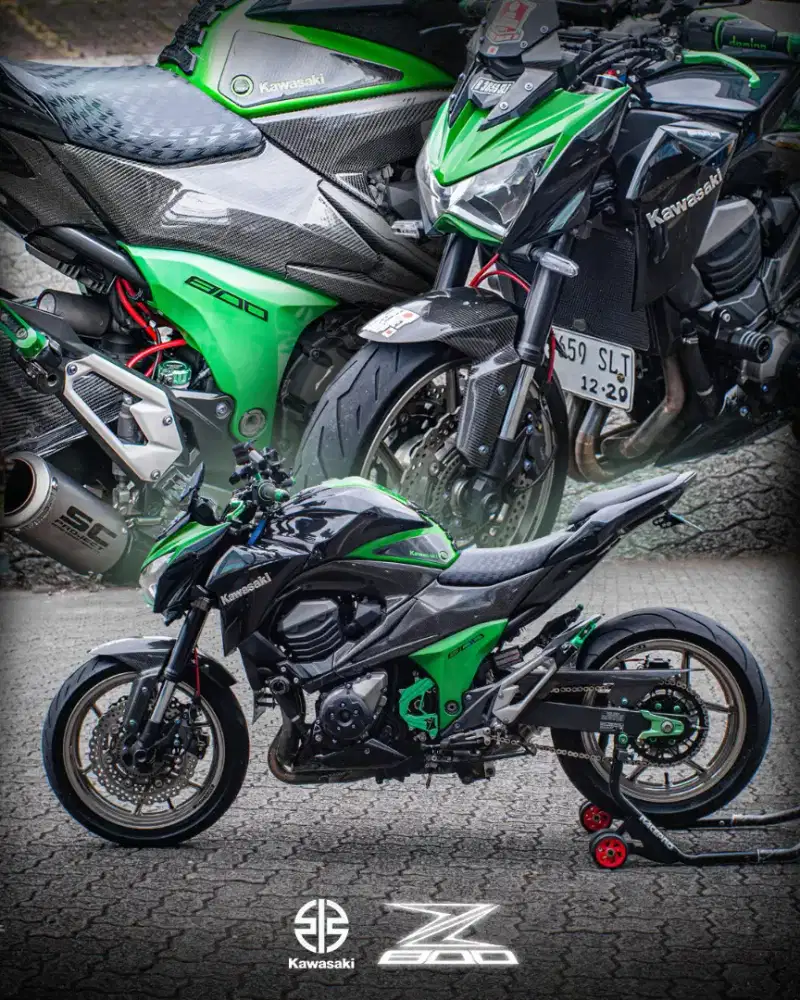 MOTOR KAWASAKI Z800 2013 PAJAK PANJANG TINGGAL GAS AJA NAKED Z-800
