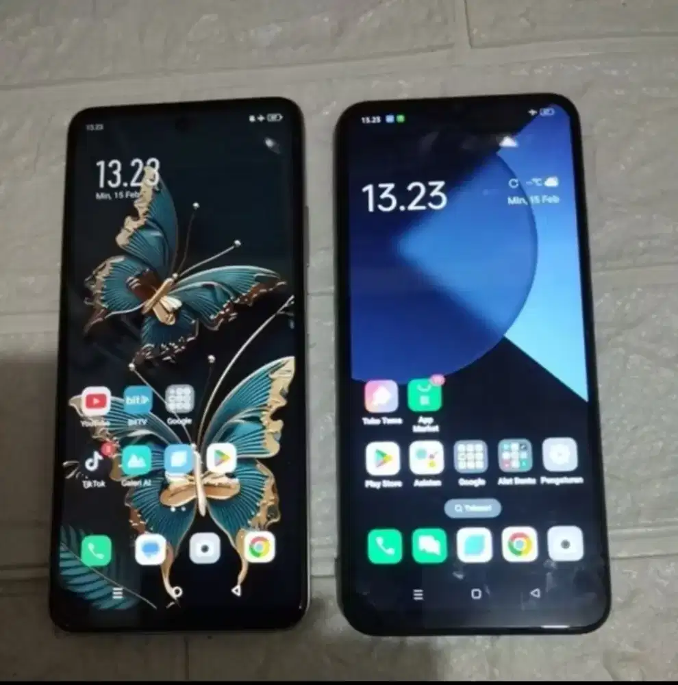 Paket 2 hp Infinix smart 8 & oppo 17k