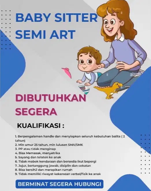 Dicari Baby Sitter semi ART