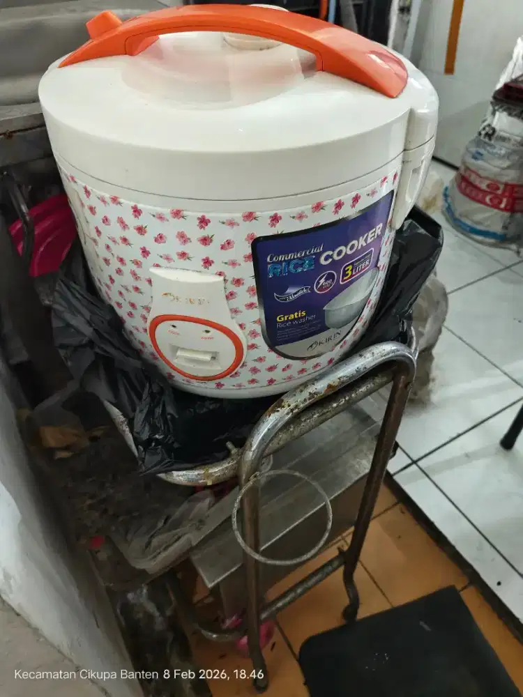 rice cooker kirin kapasitas 3 lt