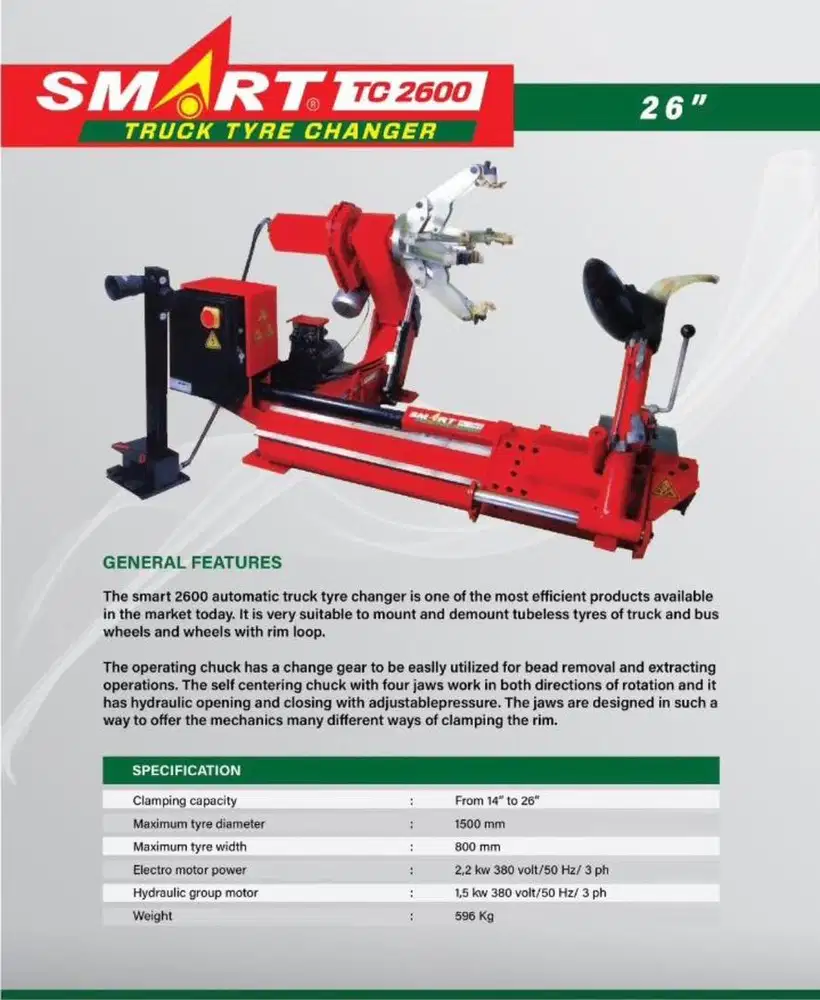 Ready stock Mesin heavy duty dan Spare Part Suppy