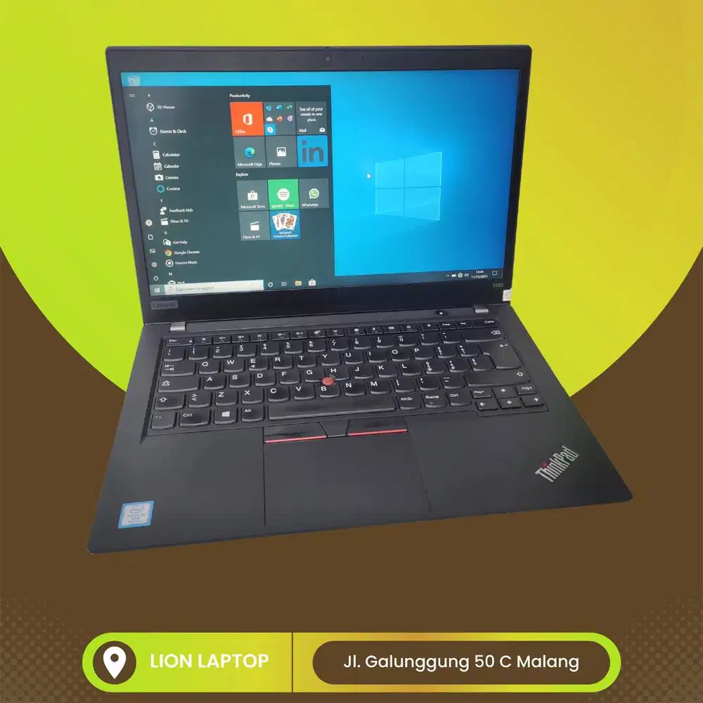 RAM 16GB i5 Gen 8 SSD 256GB Lenovo Thinkpad T490 [20|02]