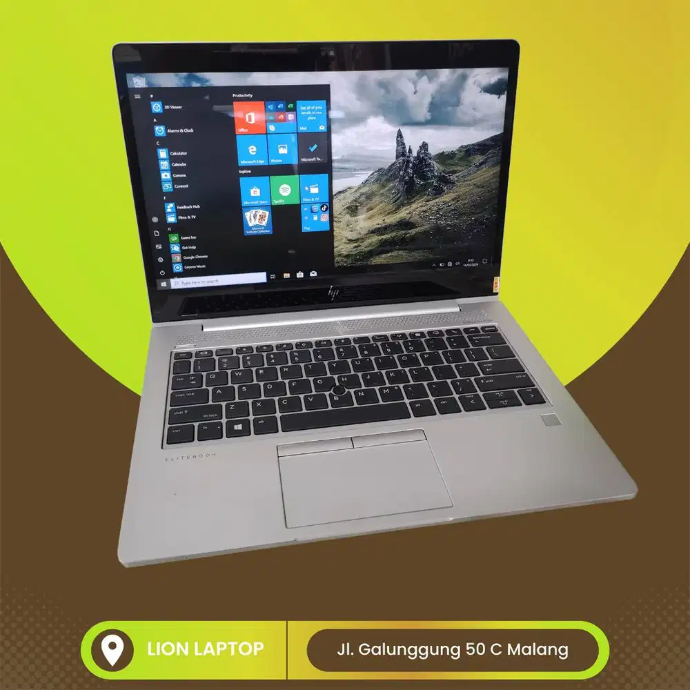 Core i7 gen 8 RAM 8GB Touchscreen Slim HP Elitebook 830 G6 [20|02]