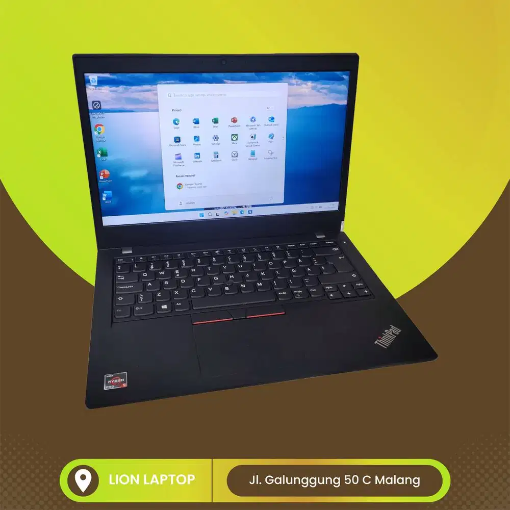 Gaming/Editing AMD Ryzen 5 PRO 8/256 MULUS Lenovo Thinkpad L14 [20|02]