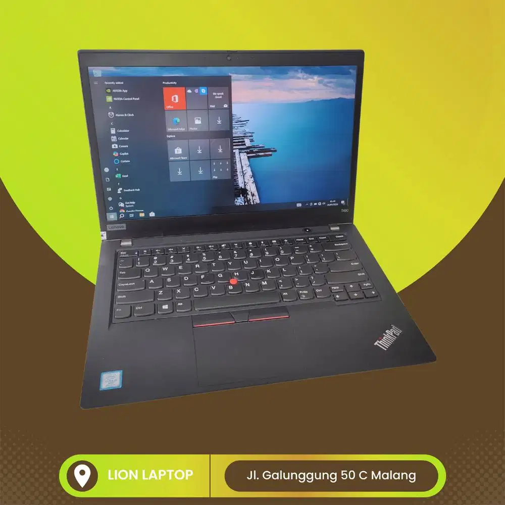 Double VGA NVIDIA Core i5 8/256 Slim Lenovo Thinkpad T490 [20|02]