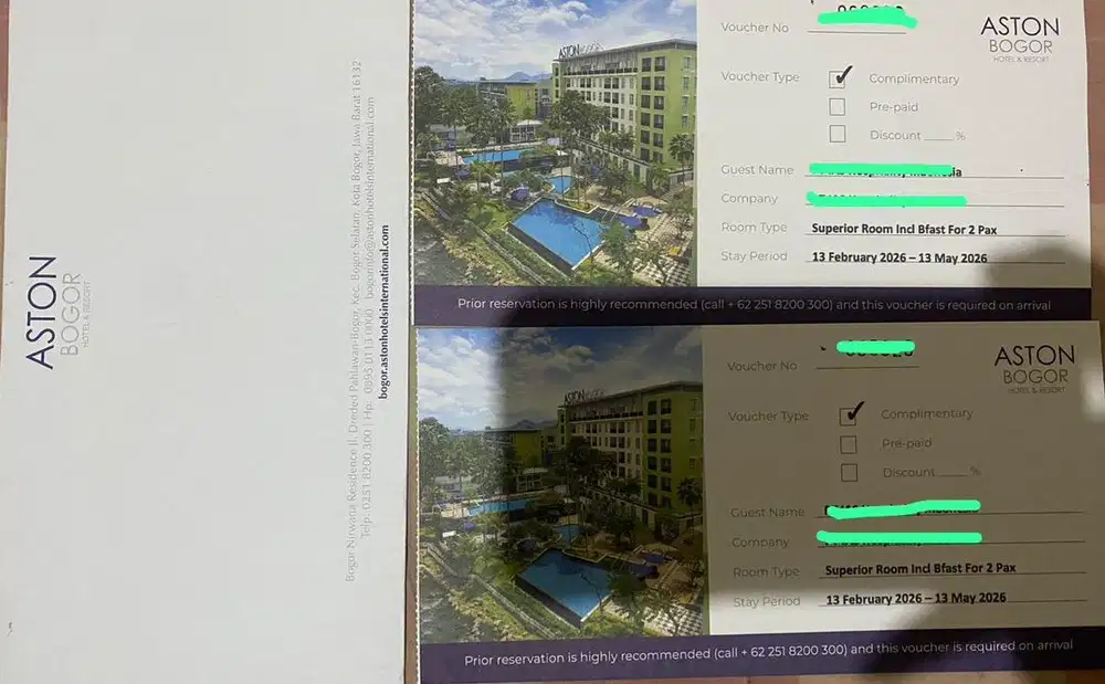 VOUCHER ASTON BOGOR HOTEL & RESORT