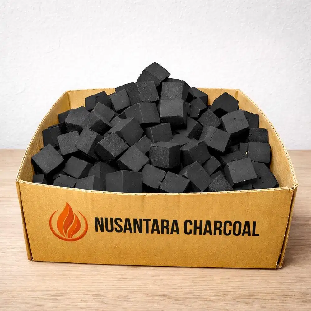 1Kg Arang Briket Cube – Minim Asap & Lebih Hemat