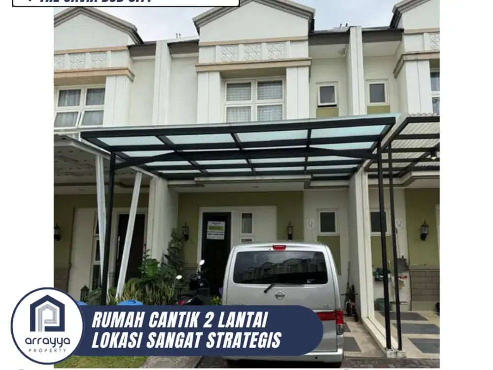 DIJUAL RUMAH MINIMALIS 2 LANTAI SEMI FURNISH DI THE SAVIA BSD CITY