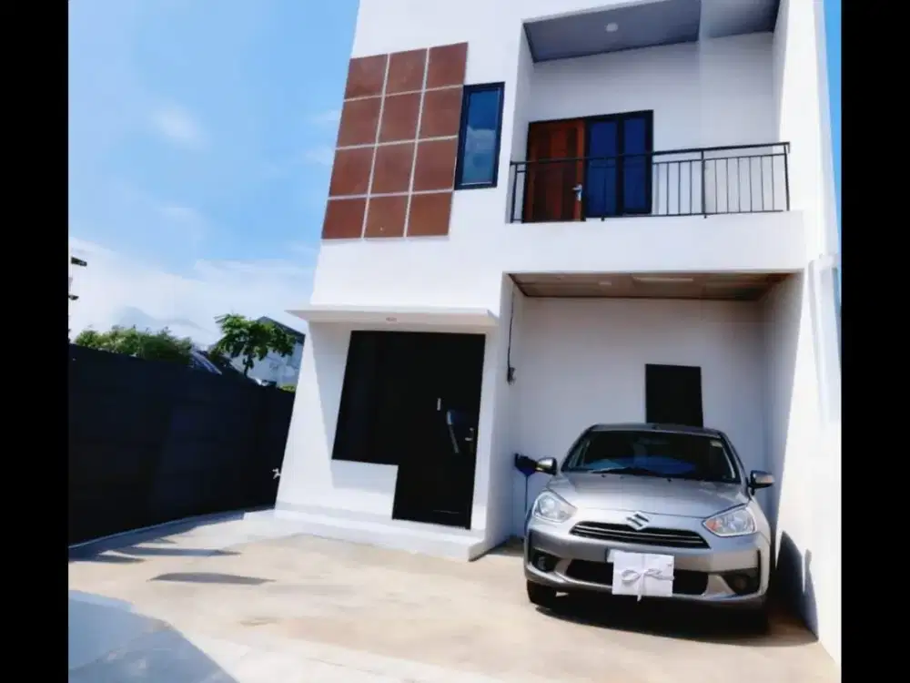 2 Unit Hunian 2 Lantai Dp Bebas Dekat Pintu Tol Cisalak Depok