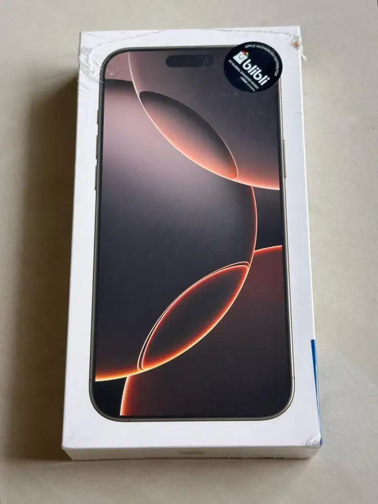NEW SEGEL IPHONE 16 PRO MAX 256GB GARANSI BLIBLI