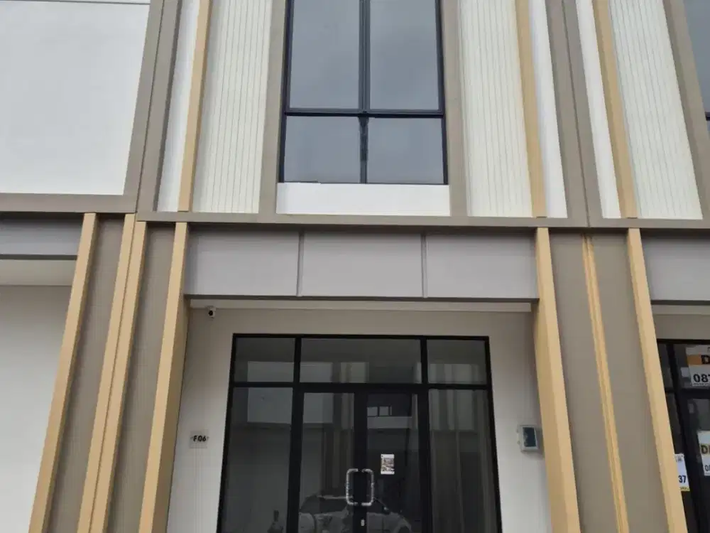 Sewa Ruko Baru Il Lago Grande Gading Serpong Unit Ready Siap Pakai