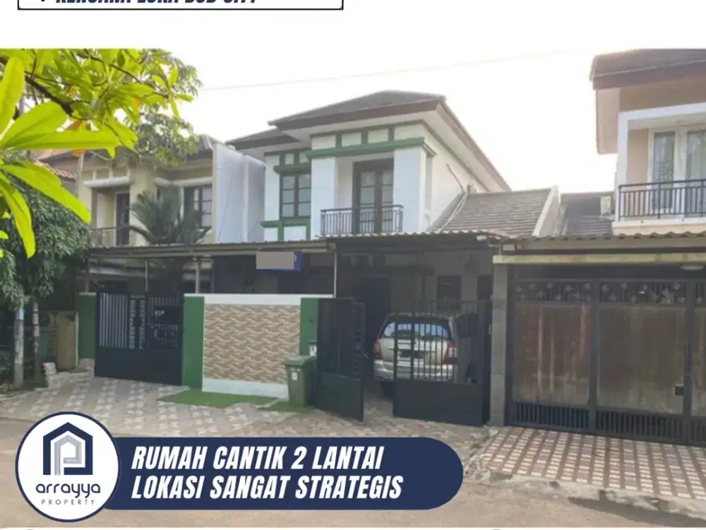 DIJUAL RUMAH 2 LANTAI SIAP HUNI LOKASI STRATEGIS DI KENCANA LOKA BSD CITY