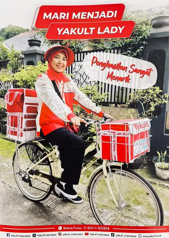Lowongan kerja sebagai Yakult Lady