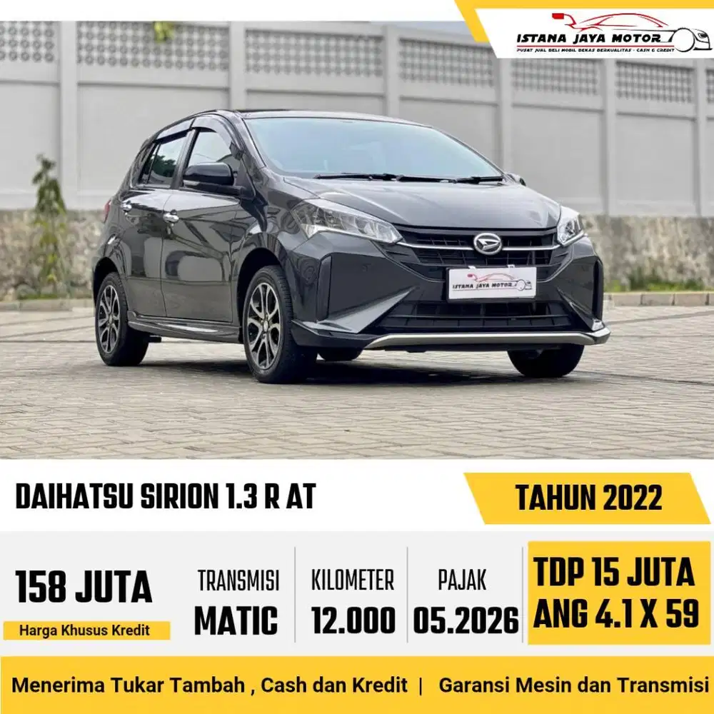 KM 12 RB Daihatsu Sirion 1.3 R AT NIK 2022 Abu
