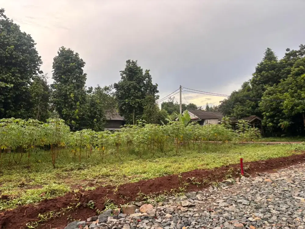 Tanah Kavling Murah Strategis 7 Menit Toll Burangkeng, SHM