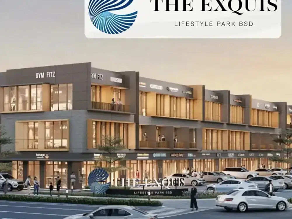 The Exquis Ruko Hadap Jalan Boulevard Paling Laris di BSD City