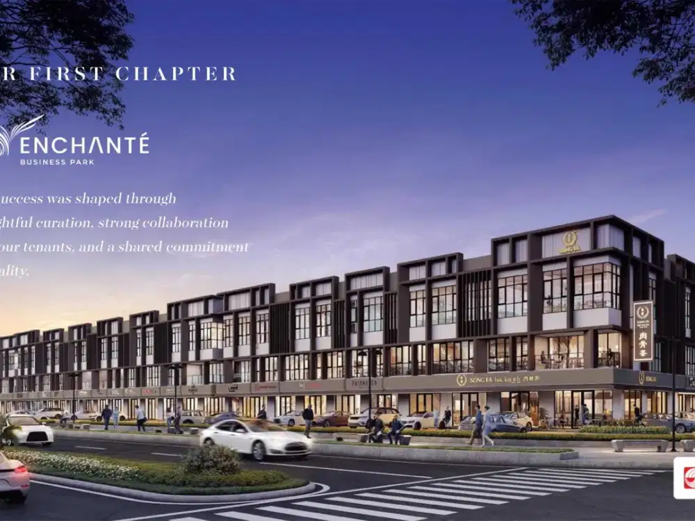 Ruko The Exquis Lokasi Hadap Jalan Tanpa Gate Parkir di BSD City