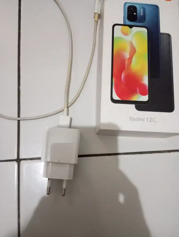 Redmi 12 c bekas mulus