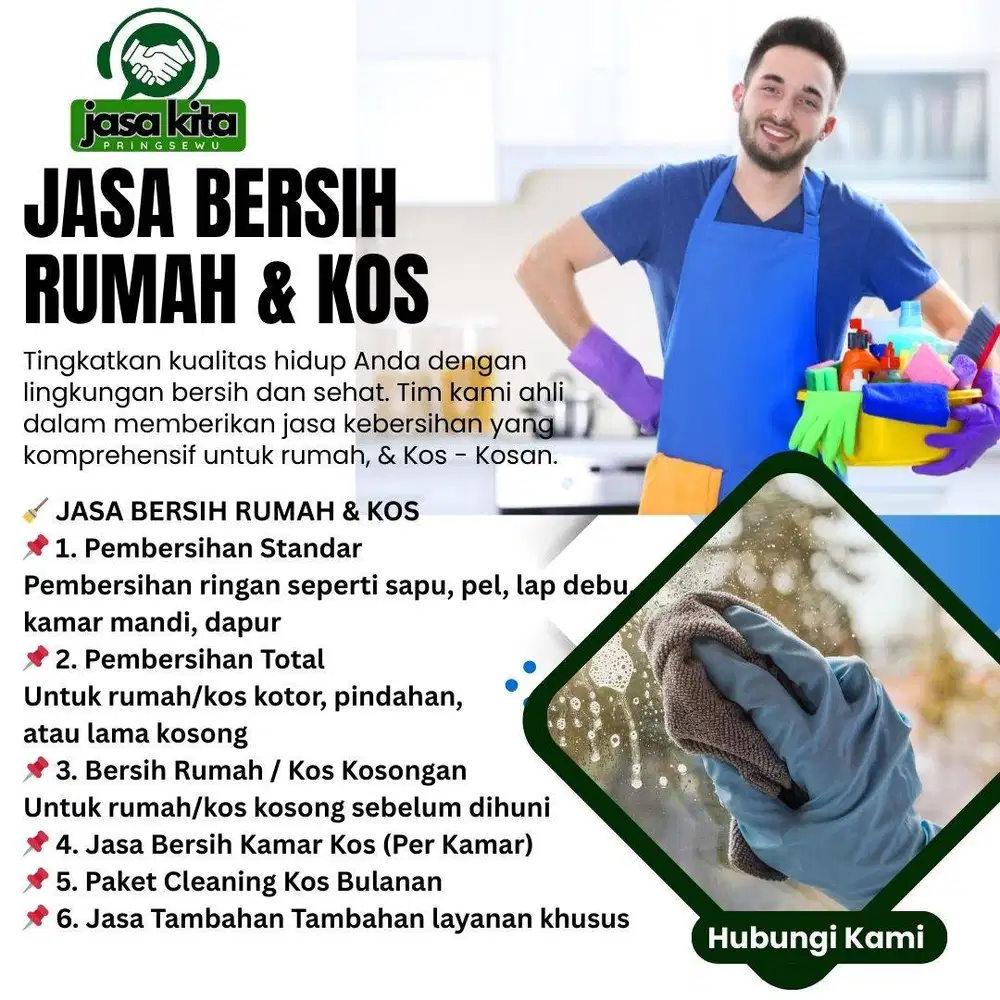 JASA BERSIH RUMAH & KOS