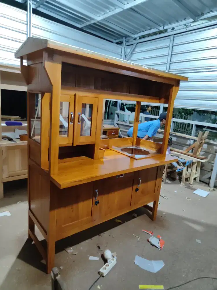 Sedia Gerobak Angkringan, Bakso Mie Ayam, Bubur, Sate, Soto, Pecel dll