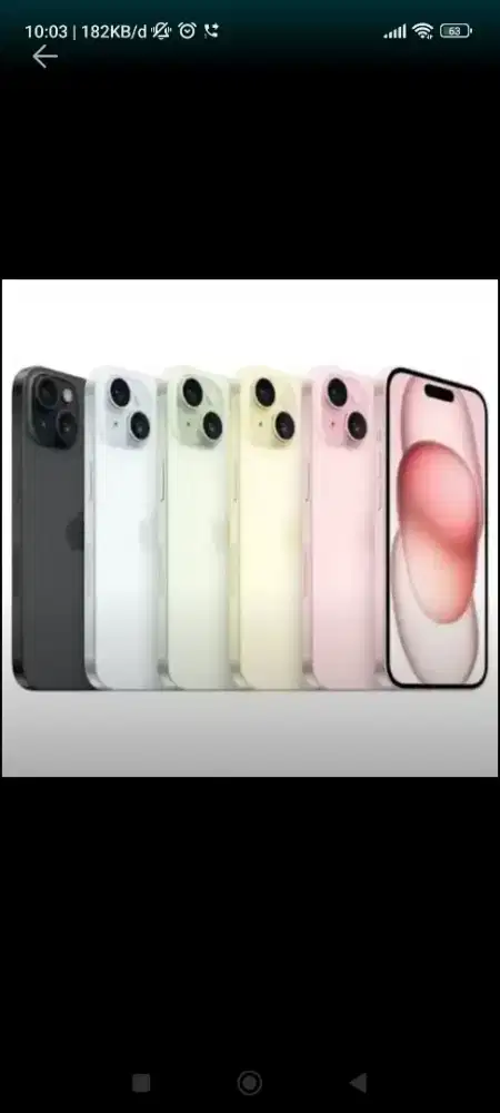 Iphone 15 128 Gb new