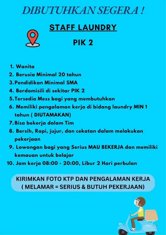 KARYAWAN LAUNDRY PIK