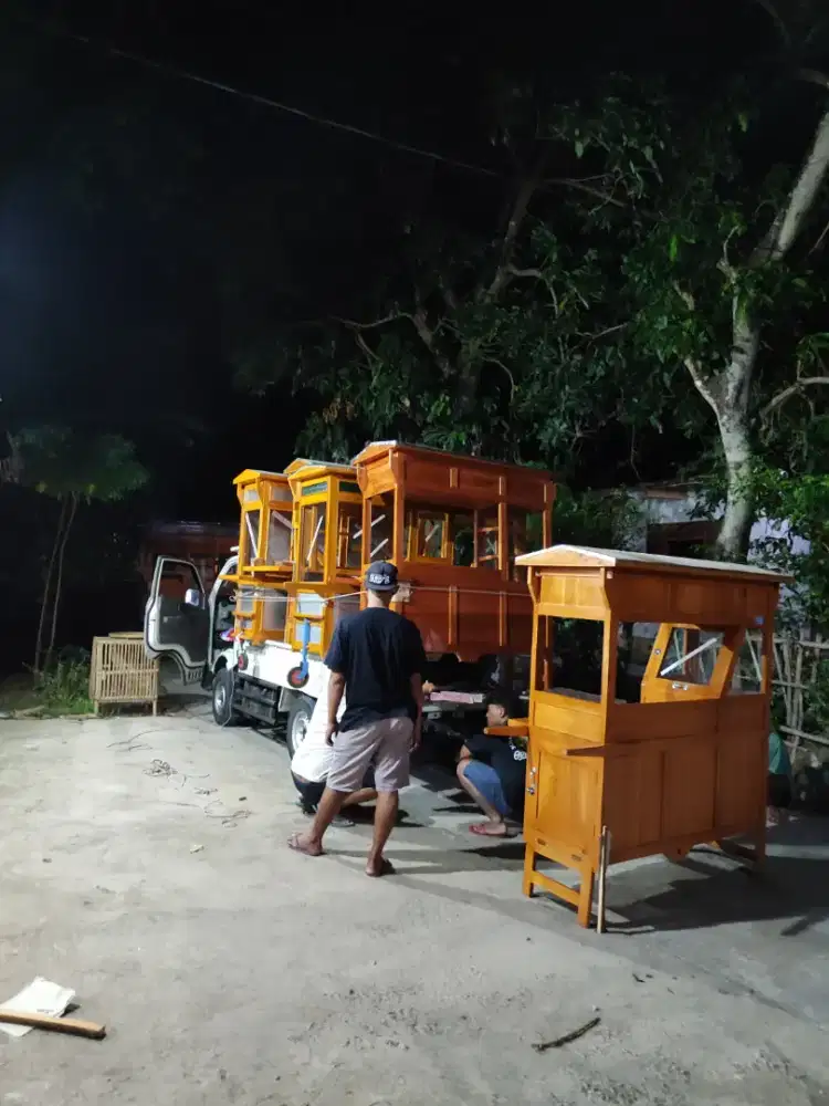 Sedia Gerobak Angkringan, Bakso Mie Ayam, Bubur, Sate, Soto, Pecel dll