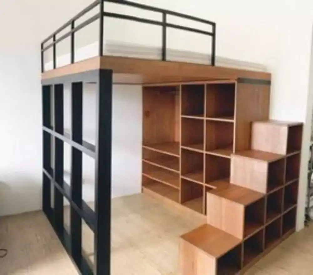 Mezanin,ranjang tidur tingkat,furniture dan dekorasi rumah
