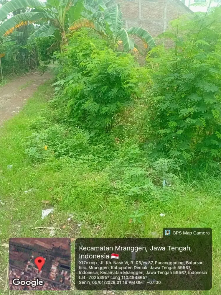 Jual tanah Tanah dekat klipang, batursari mranggen