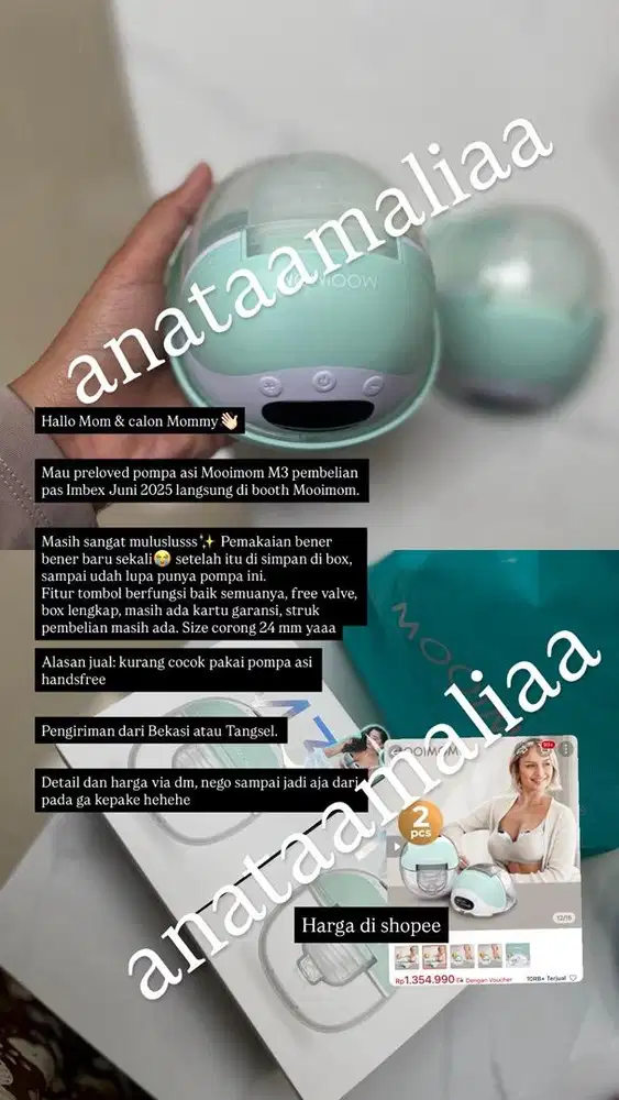Pompa ASI Mooimom M3
