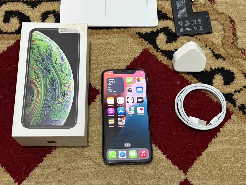 iPhone Xs 256Gb Space Grey Ex Inter All Op Permanen Pemakaian Lama