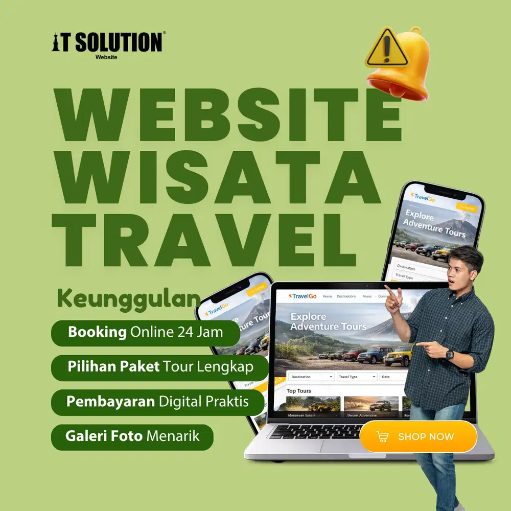 Website Wisata & Travel – Booking Online & Promosi Profesional