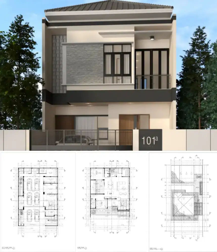 Jasa Perencanaan Gambar Arsitekur, Struktur, & RAB