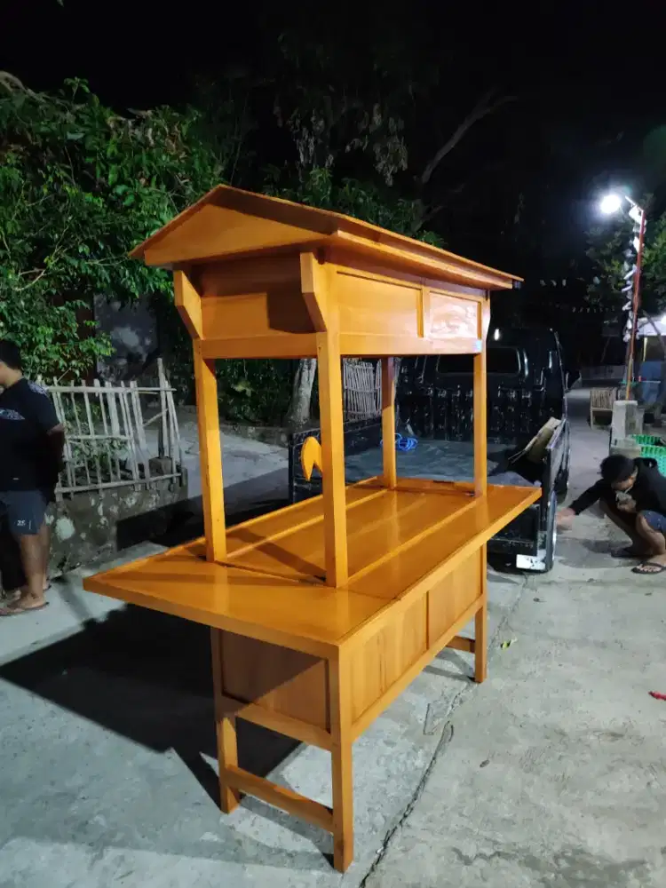 Sedia Gerobak Angkringan, Bakso Mie Ayam, Bubur, Sate, Soto, Pecel dll