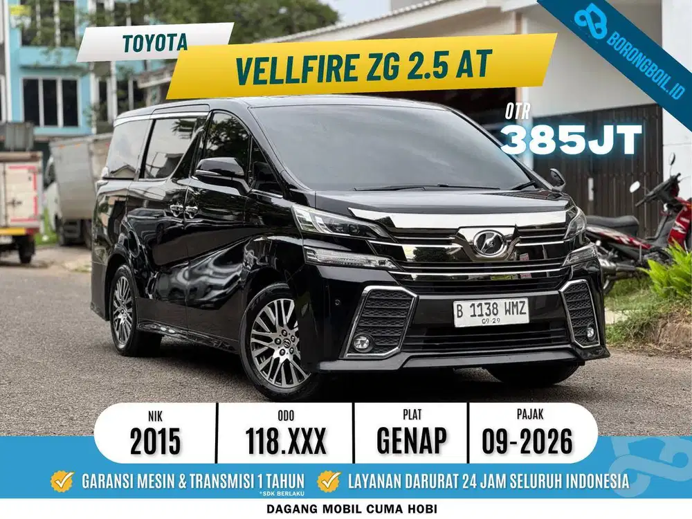 Vellfire ZG 2.5 at 2015 MEWAHH