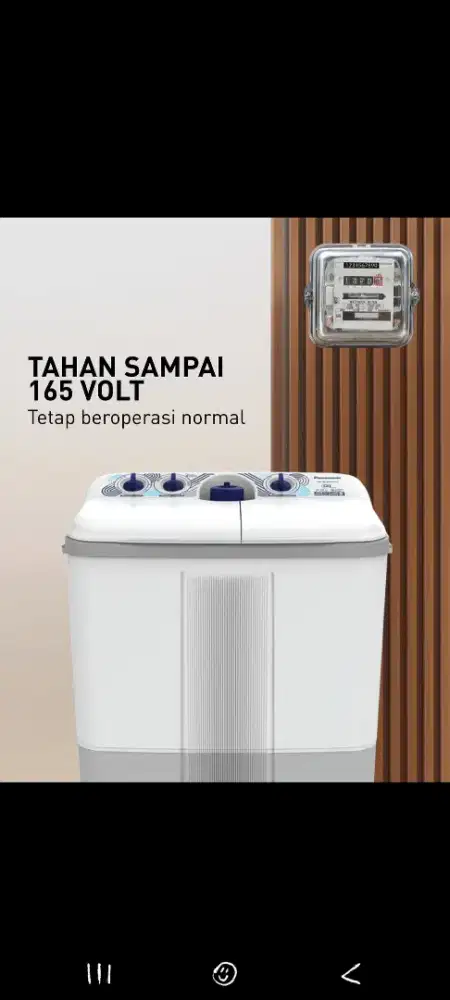Mesin cuci panasonic 2tabung