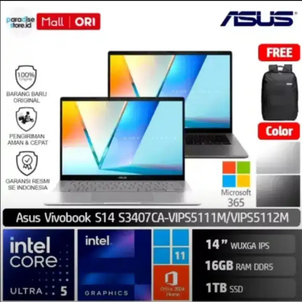 Asus vivobook S3407CA-VIPS5111M