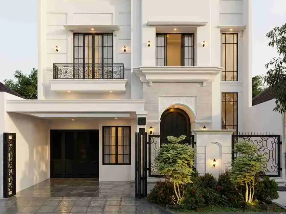 Rumah American Classic Brand New Cakep Sektor 1A